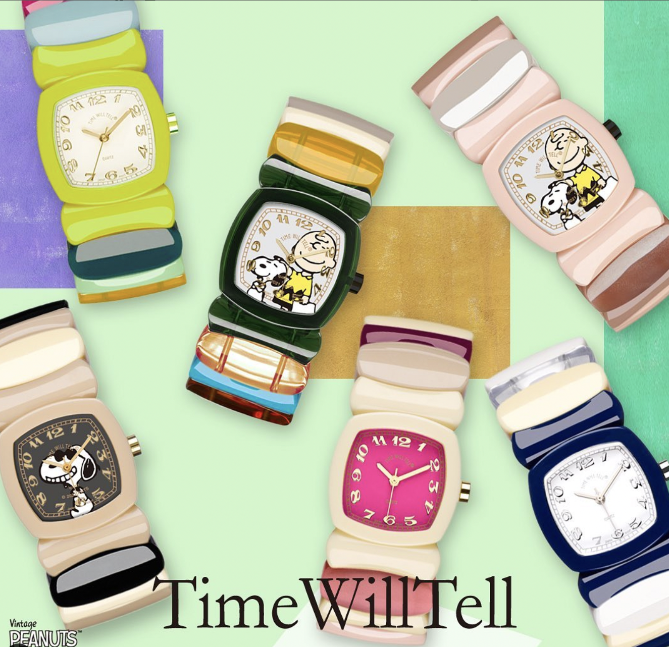 Time Will Tell スヌーピー 腕時計 Buy Time Will Tell ヴィンテージスヌーピー ブレスレット